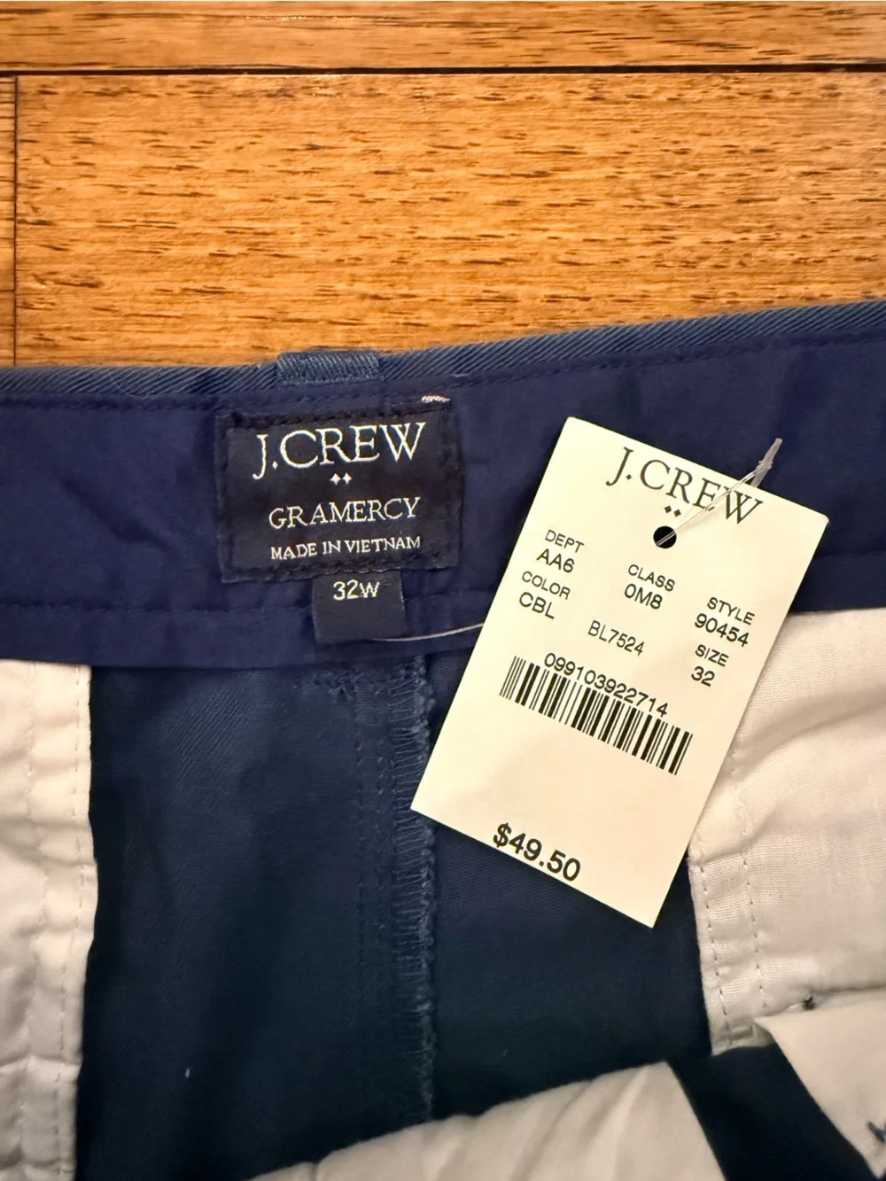 NEW WITH TAGS J. Crew Men's Navy Shorts